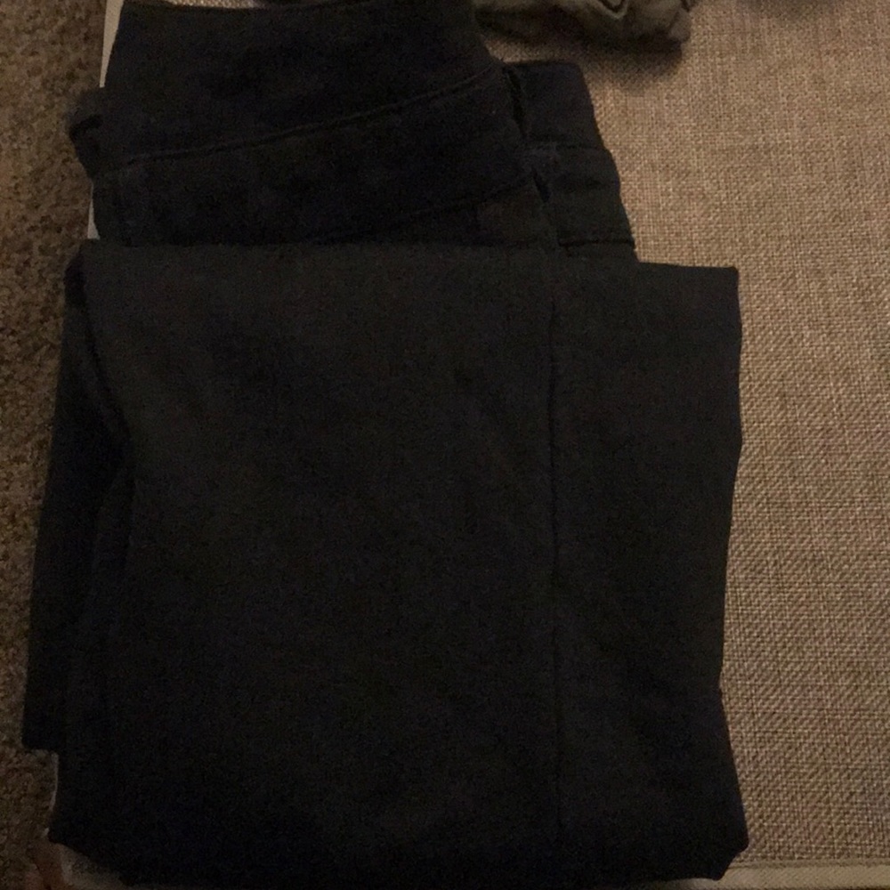 black denim jeans